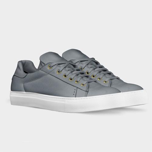 LORENZO SUEDE SNEAKERS IN CHELSEA GREY | Poor Little Rich Boy Clothing