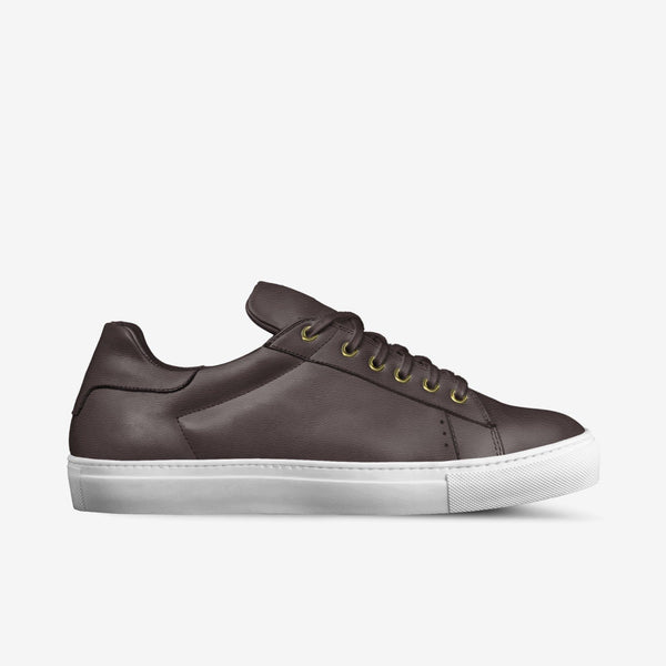 LORENZO LEATHER SNEAKERS IN TOBACCO | Poor Little Rich Boy Clothing