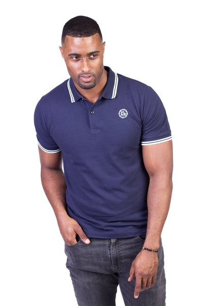 BELVEDERE POLO SHIRT IN NAVY BLUE | Poor Little Rich Boy Clothing