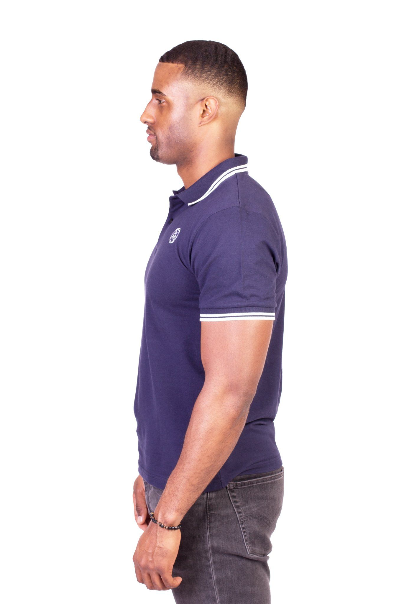 BELVEDERE POLO SHIRT IN NAVY BLUE | Poor Little Rich Boy Clothing