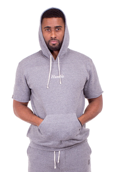 HUMBLE SHORT SLEEVE HOODIE | Poor Little Rich Boy Clothing