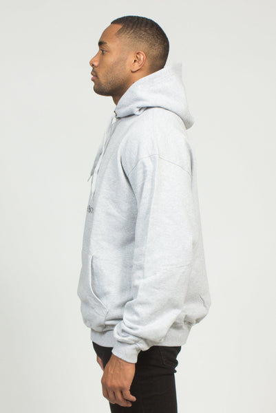 CHAMPION PLRB LOGO OVERSIZED HOODIE IN STEEL | Poor Little
