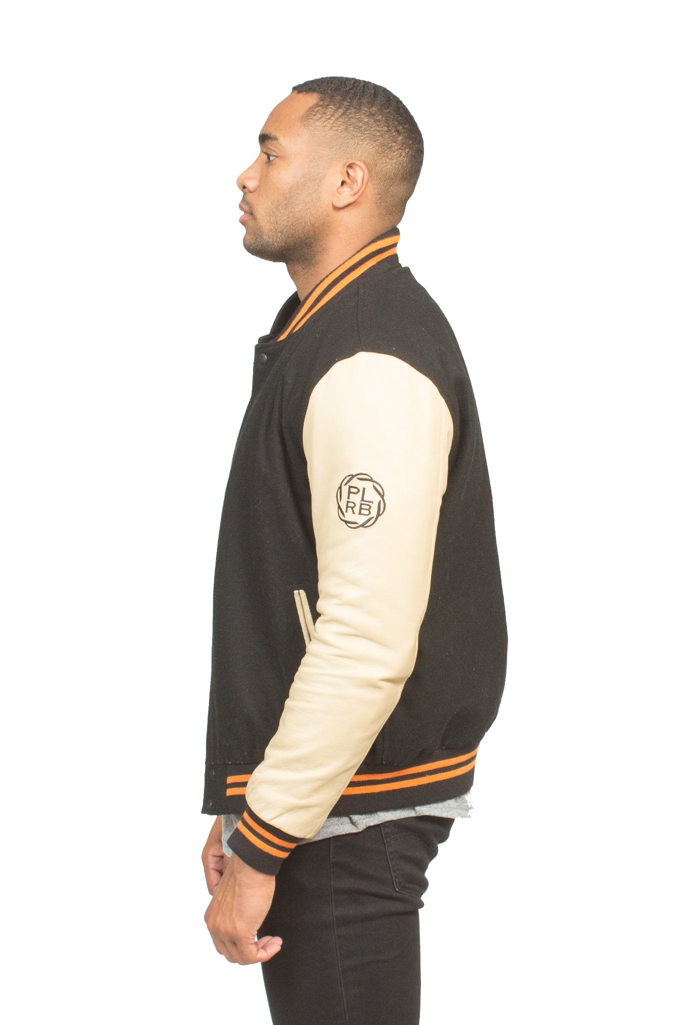 ALL CITY VARSITY JACKET IN BLACK | Poor Little Rich Boy Clothing