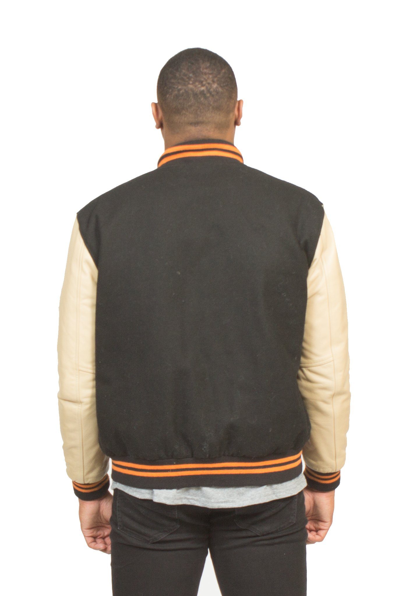 ALL CITY VARSITY JACKET IN BLACK | Poor Little Rich Boy Clothing