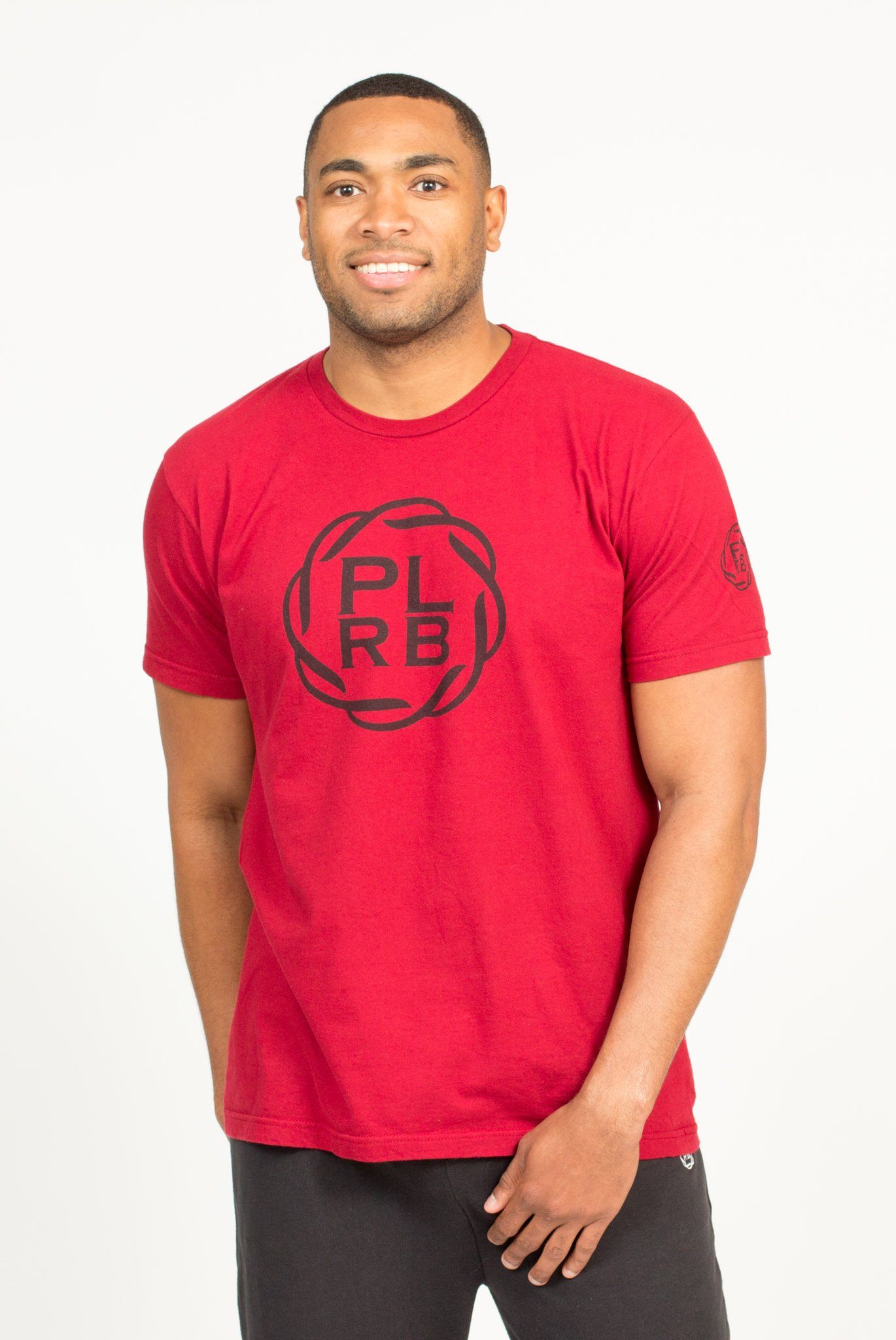 PLRB LOGO T-SHIRT IN CRANBERRY | Poor Little Rich Boy Clothing