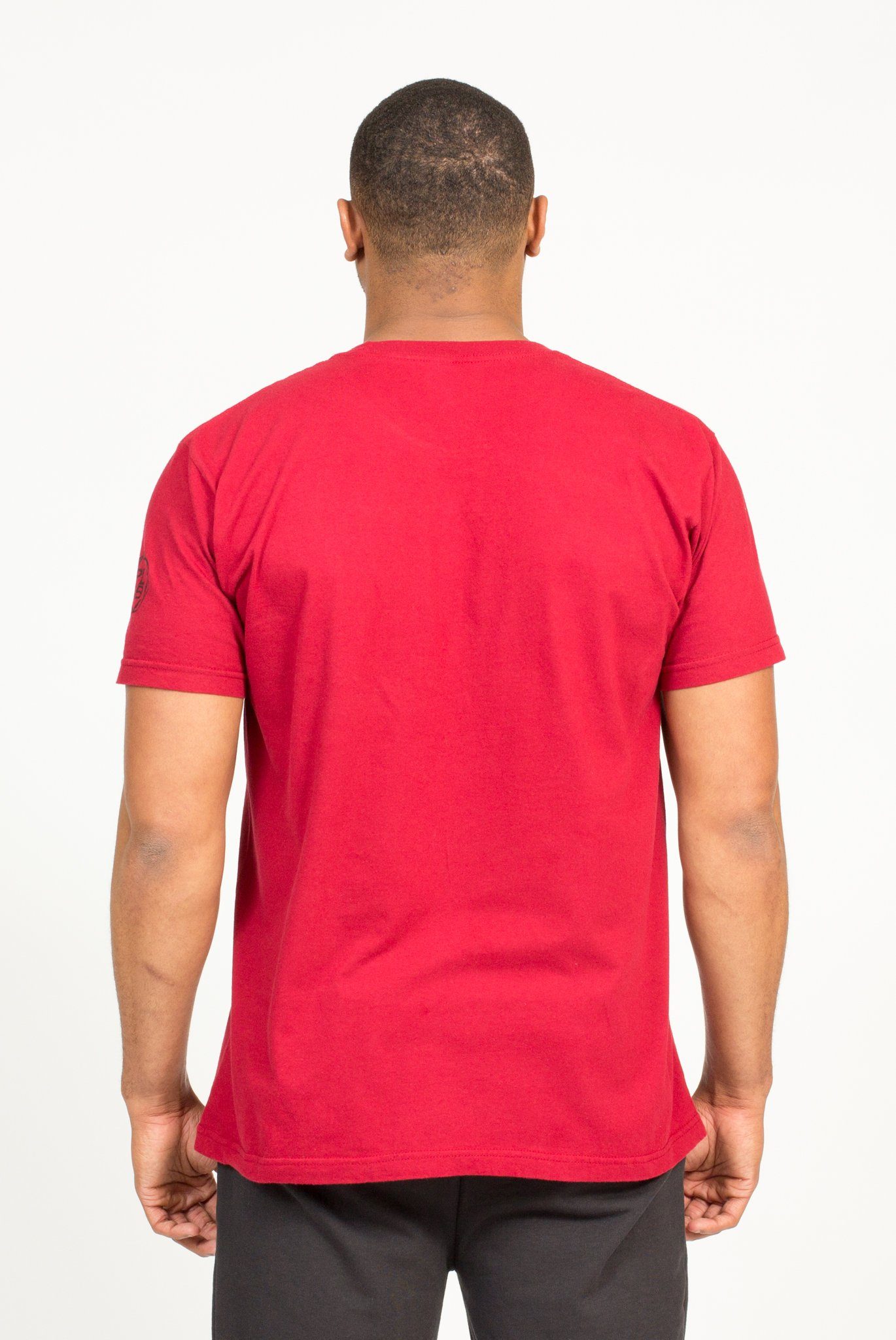 PLRB LOGO T-SHIRT IN CRANBERRY | Poor Little Rich Boy Clothing