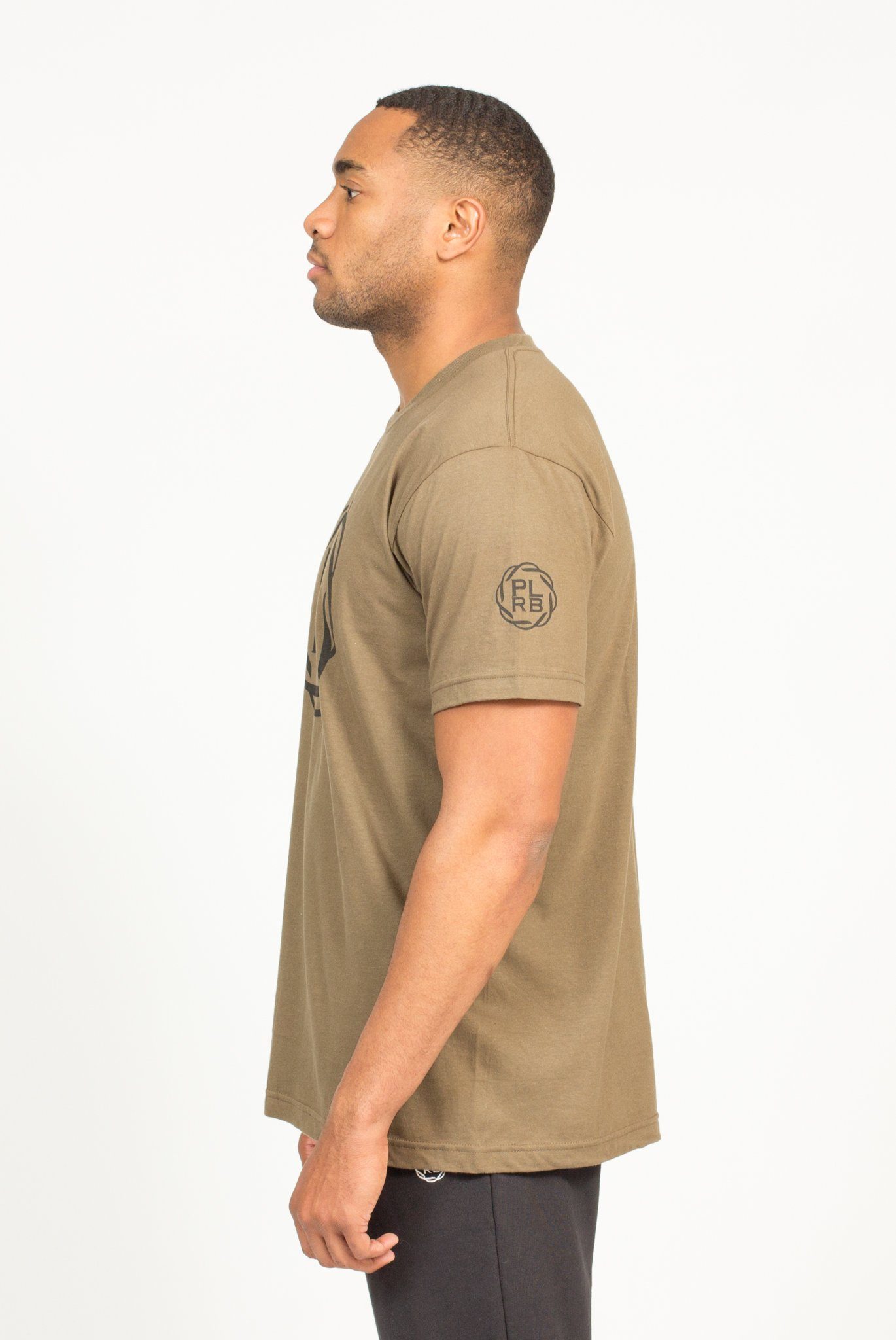 PLRB LOGO T-SHIRT IN ARMY | Poor Little Rich Boy Clothing