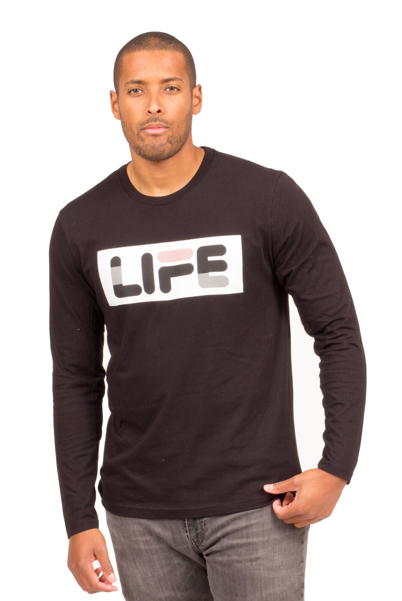 LIFE LONG SLEEVE T-SHIRT | Poor Little Rich Boy Clothing