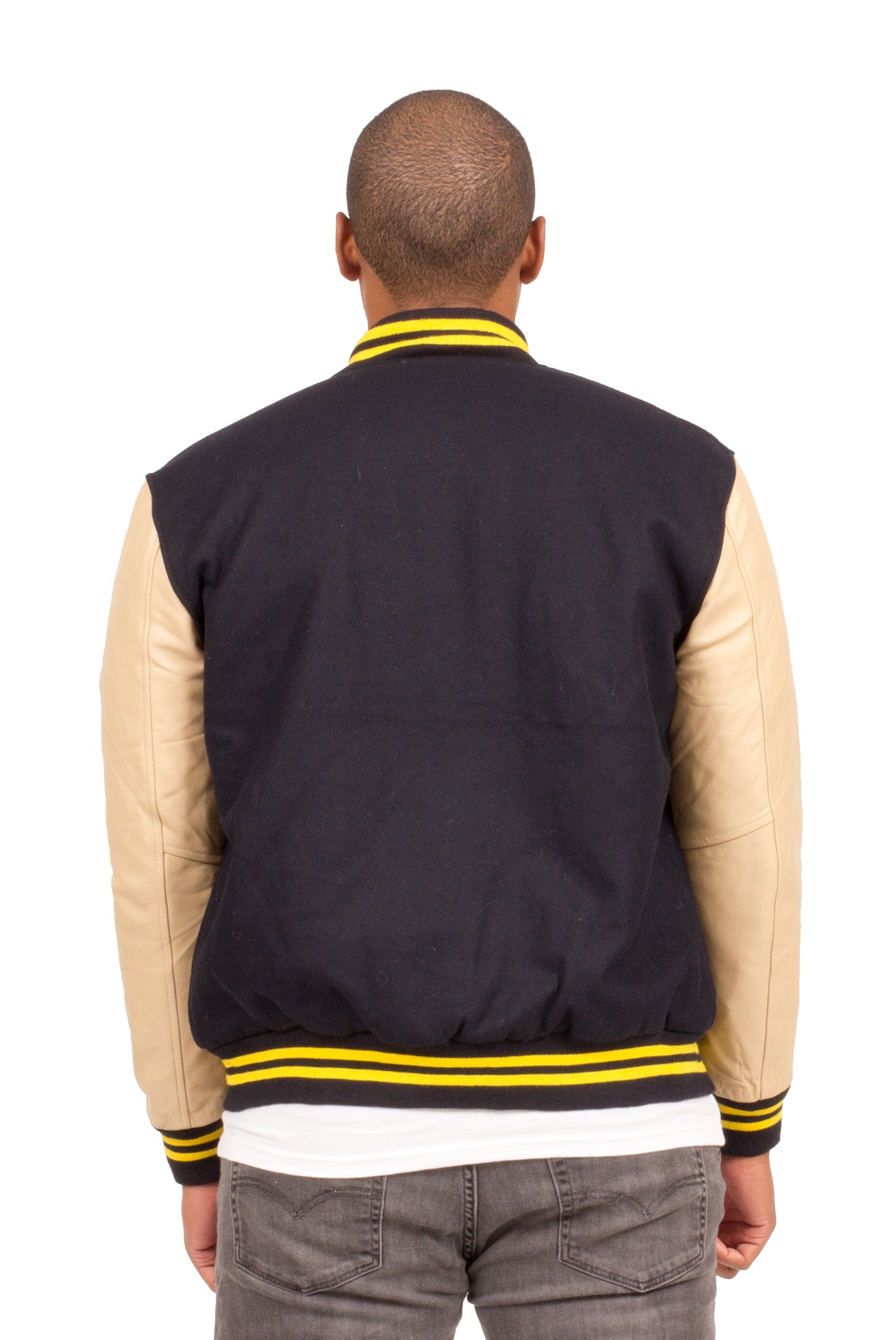 ALL CITY VARSITY JACKET IN NAVY BLUE | Poor Little Rich Boy Clothing
