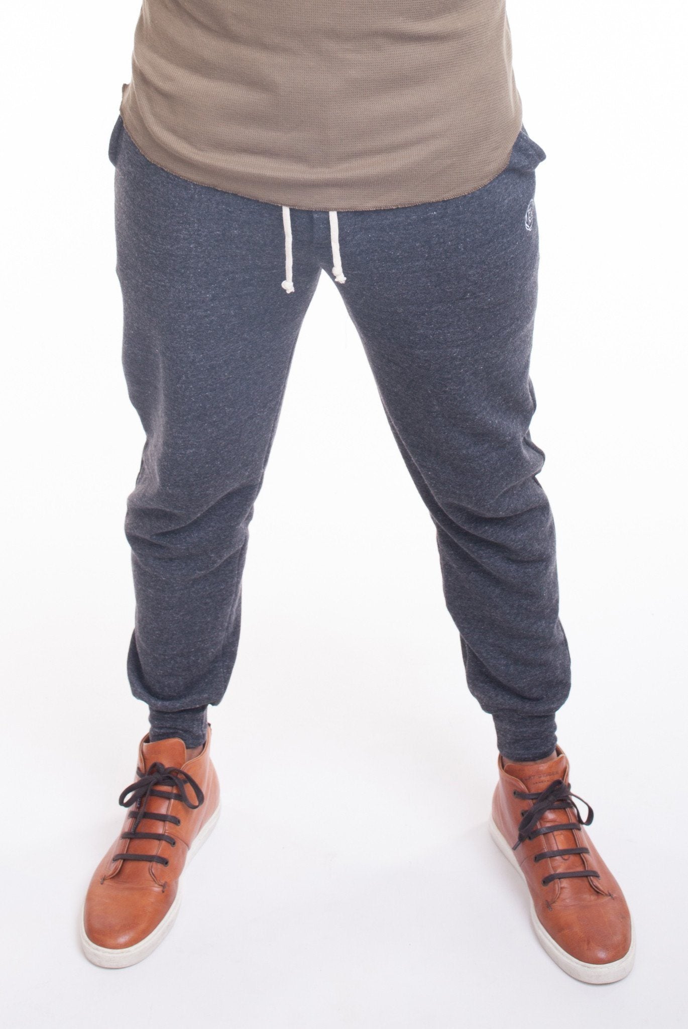 DARK HEATHER GREY JOGGERS | Poor Little Rich Boy Clothing