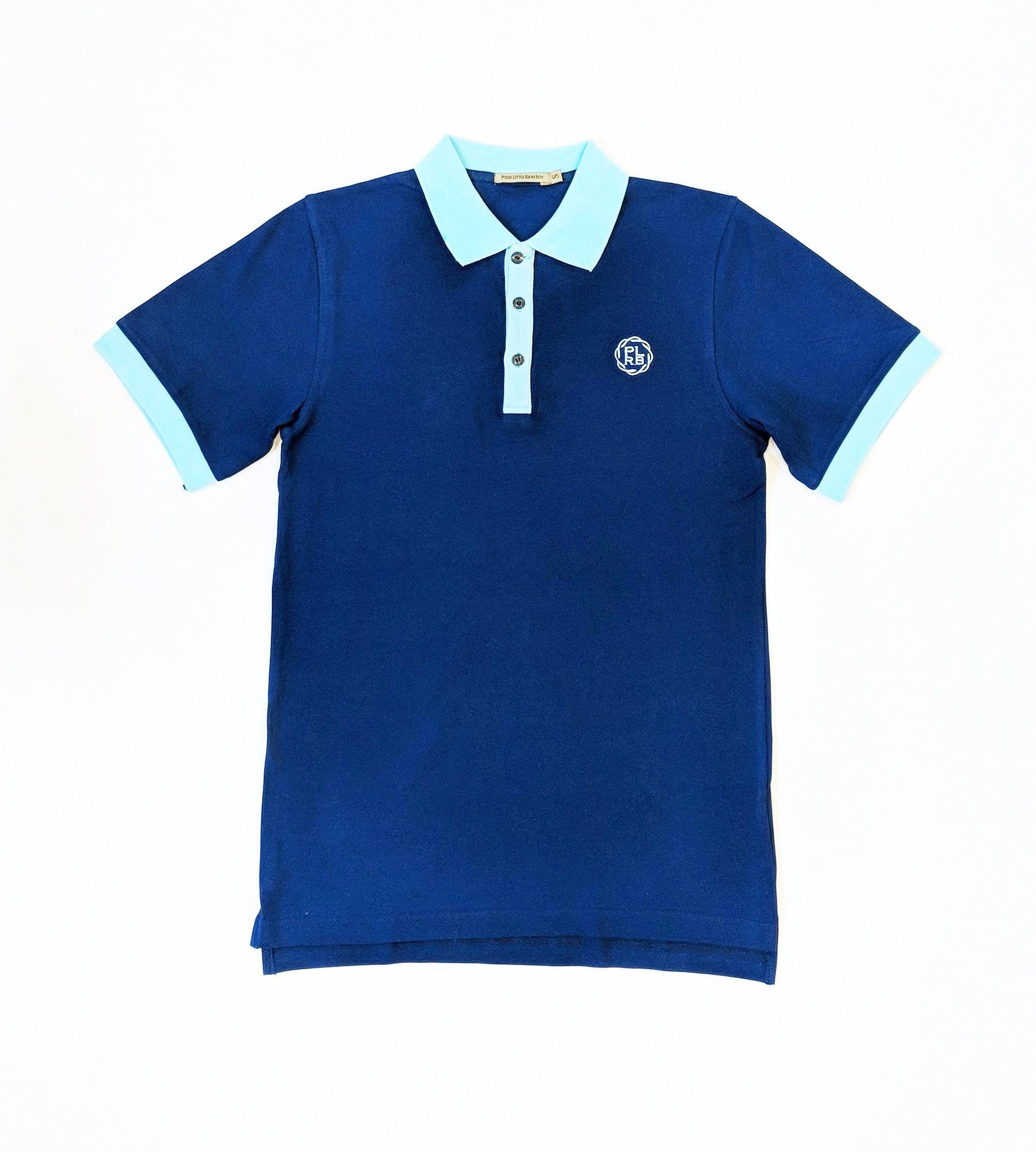 HEALDSBURG POLO SHIRT IN NAVY BLUE | Poor Little Rich Boy Clothing