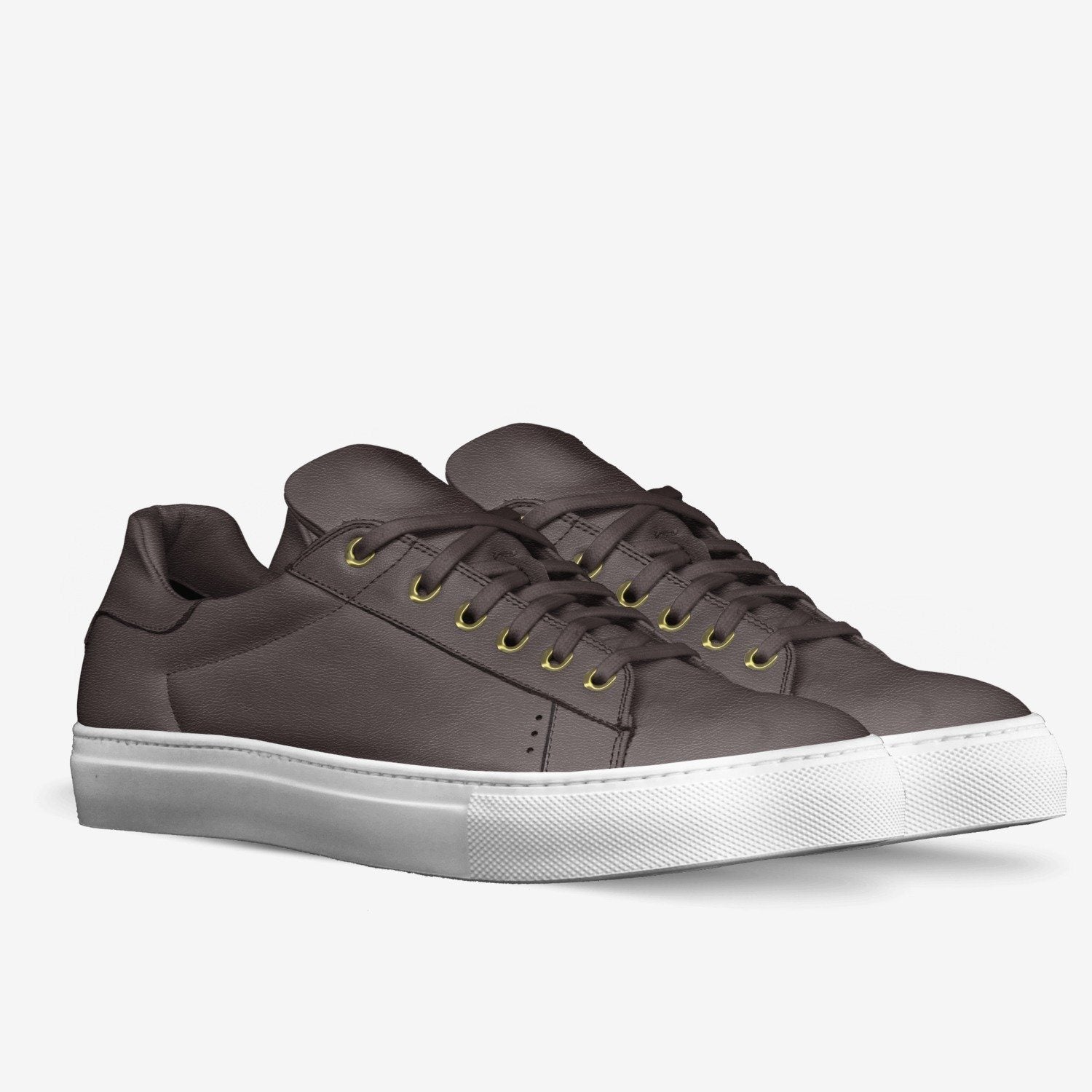 LORENZO LEATHER SNEAKERS IN TOBACCO | Poor Little Rich Boy Clothing