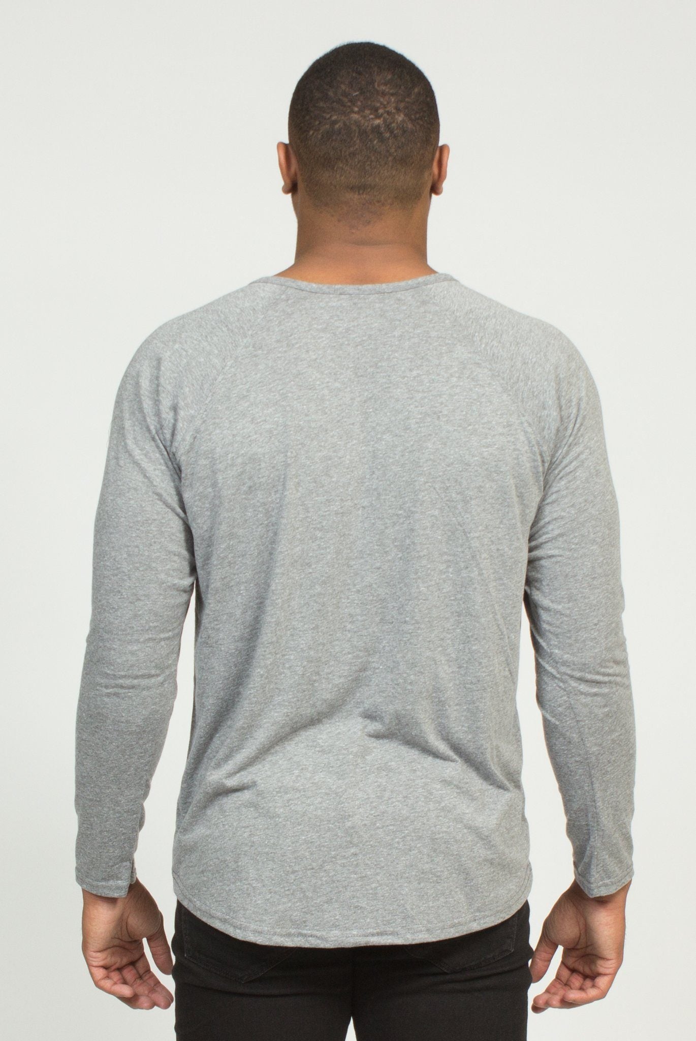 TYSON HEATHER GREY HENLEY | Poor Little Rich Boy Clothing