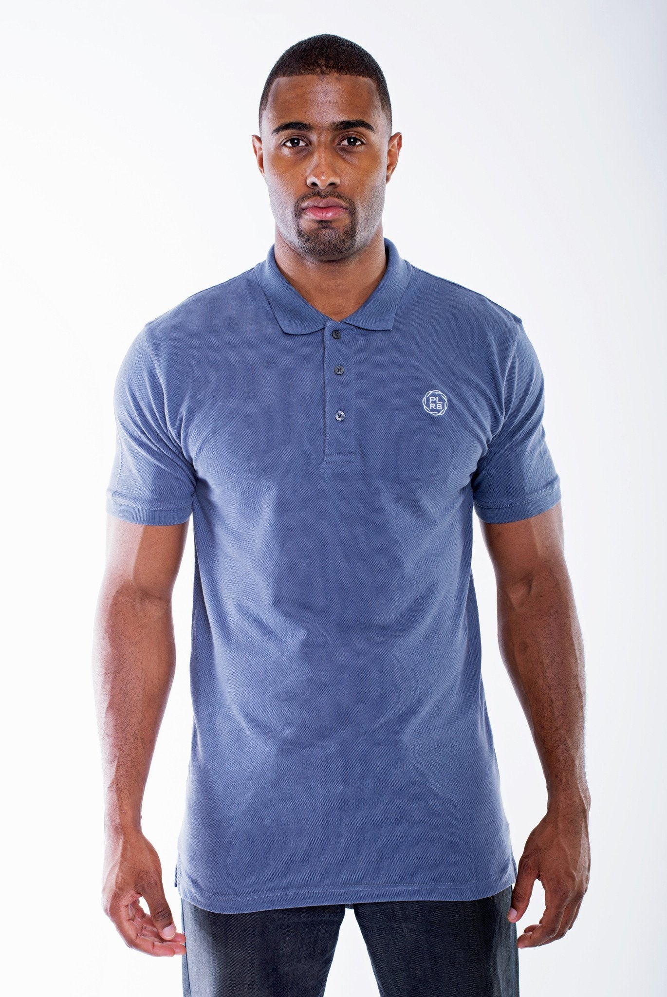 GREY CLASSIC PIQUE POLO - TALL | Poor Little Rich Boy Clothing